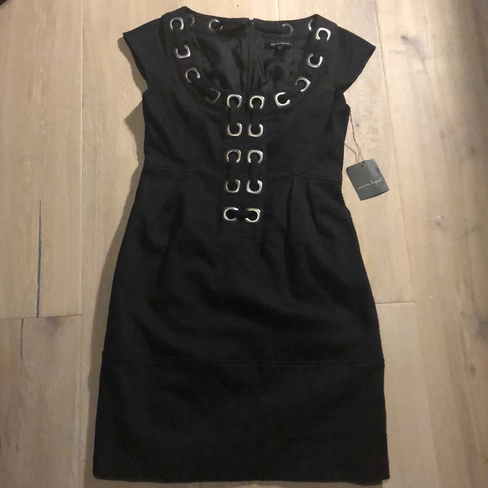 NWT Nanette Lepore Workaholic Dress black size 4